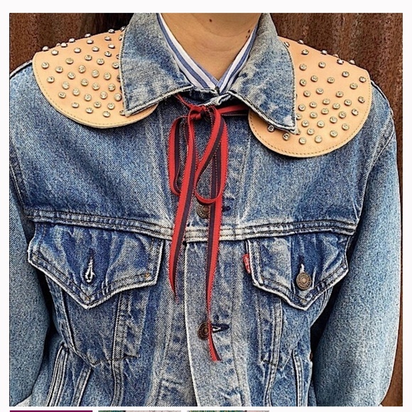 Clare V Peter Pan leather collar - Picture 6 of 7